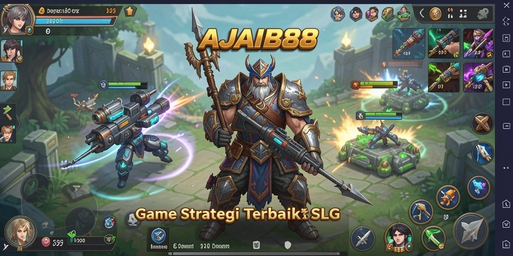 Screenshot menampilkan aksi seru dalam game SLG AJAIB88.