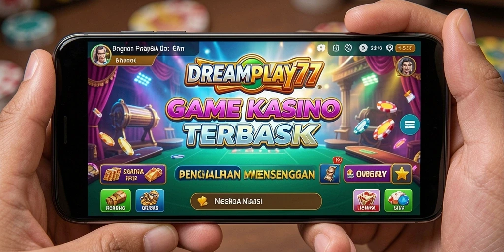 Tampilan gameplay Kasino yang seru dan interaktif di DREAMPLAY77.