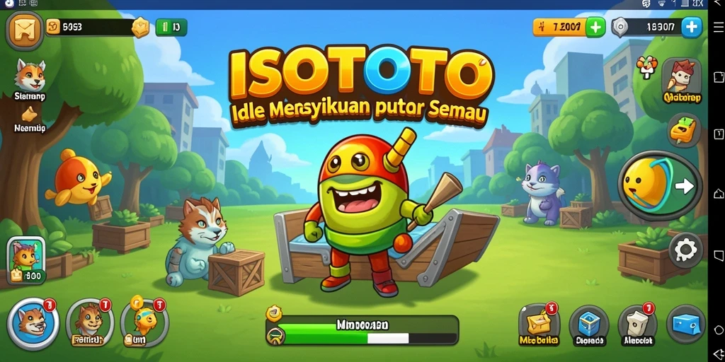 Tampilan gameplay ISOTOTO yang menarik dan seru.